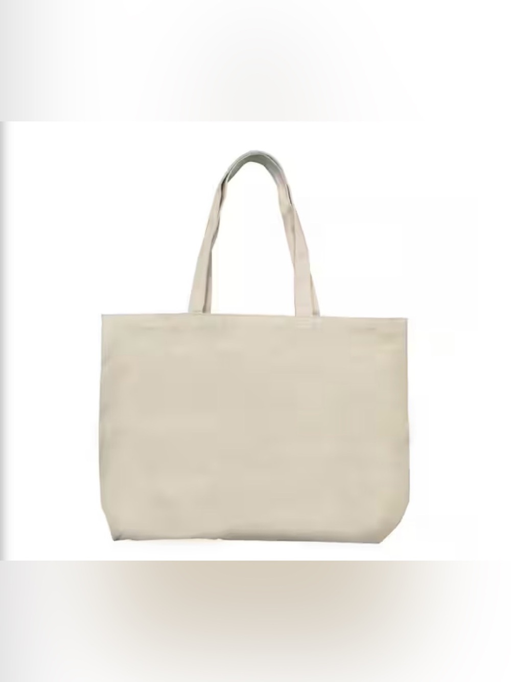 NWOT MAKE MARKET Natural Canvas Tote Bag